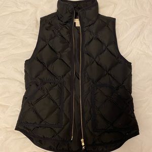 J Crew Quilted Puffer Vest Sz Small